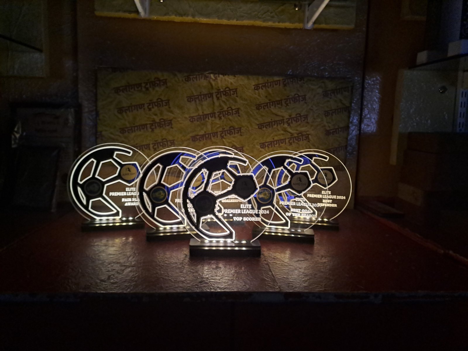 Acrylic Laser Cut LED Trophy